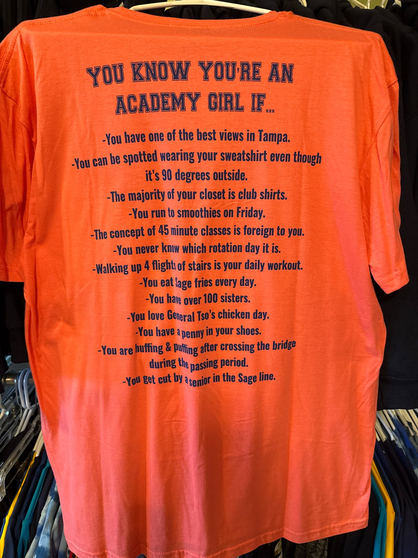 High School Shirt - Academy Girl 2024