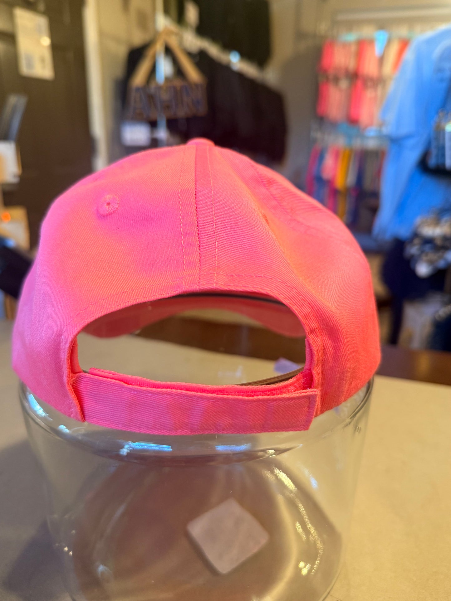 Hat - Pink Structured Baseball Cap
