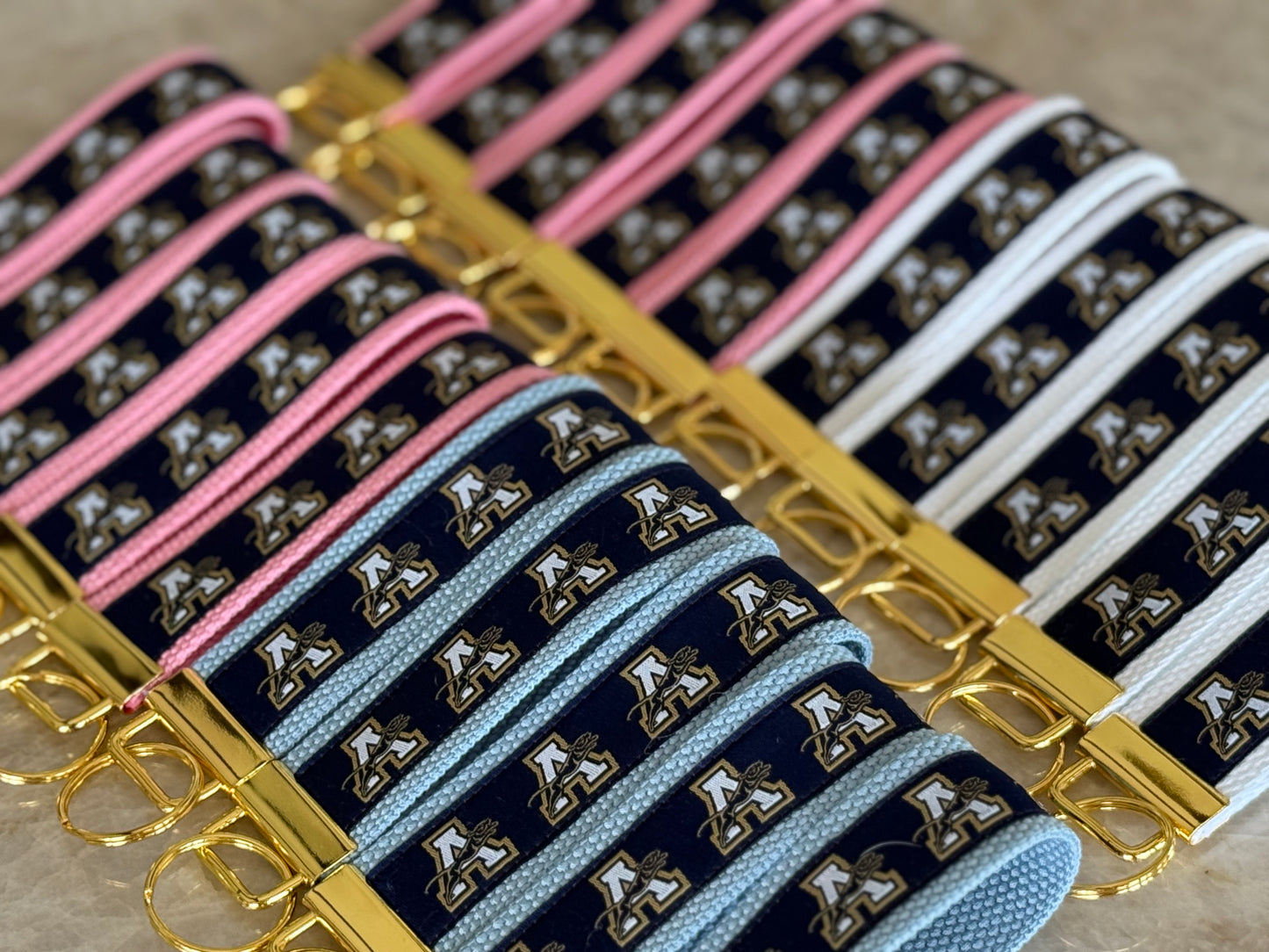 Keychain- Navy with Logo