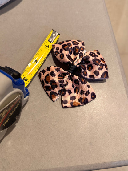 Jaguar Print Boutique Hair Bow