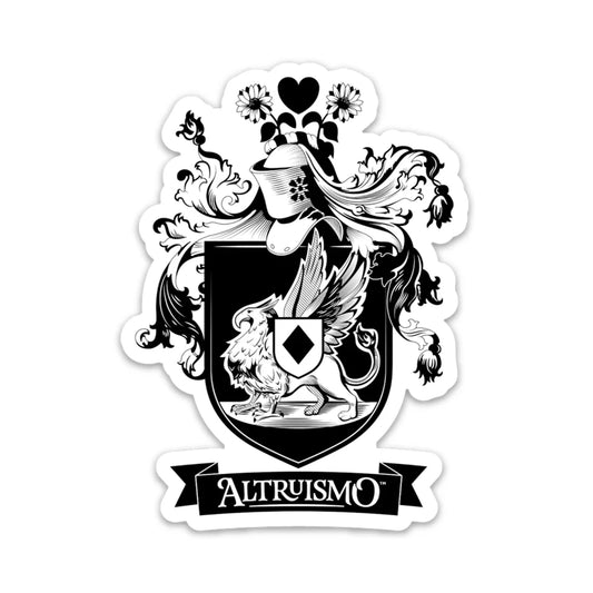 Altruismo Die Cut House Sticker