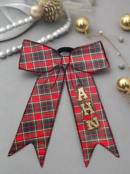 Holiday Bow Hair Tie