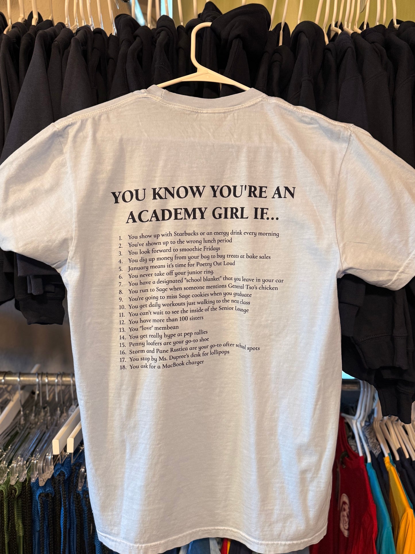 High School Shirt - Academy Girl 2026