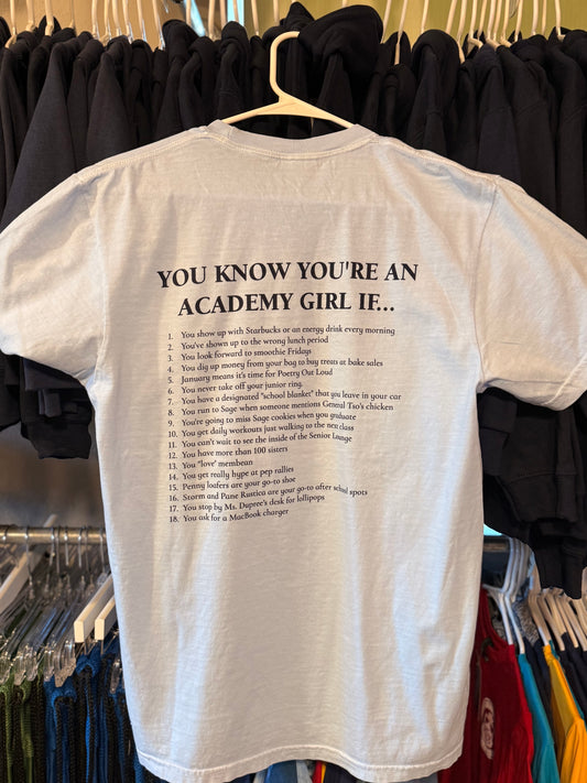 High School Shirt - Academy Girl 2026