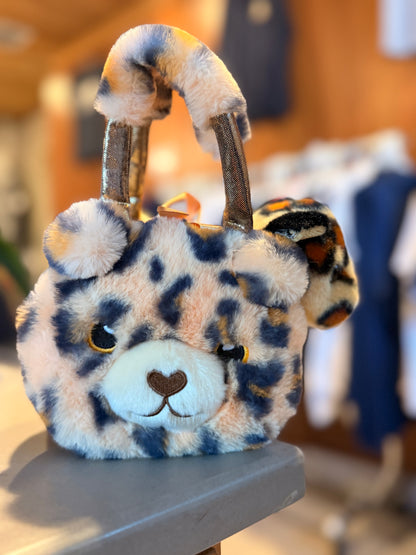 🐆 Jaguar Plush Mini Handbag (2-in-1 Detachable Design)