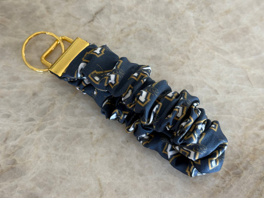 Keychain- Scrunchie Navy