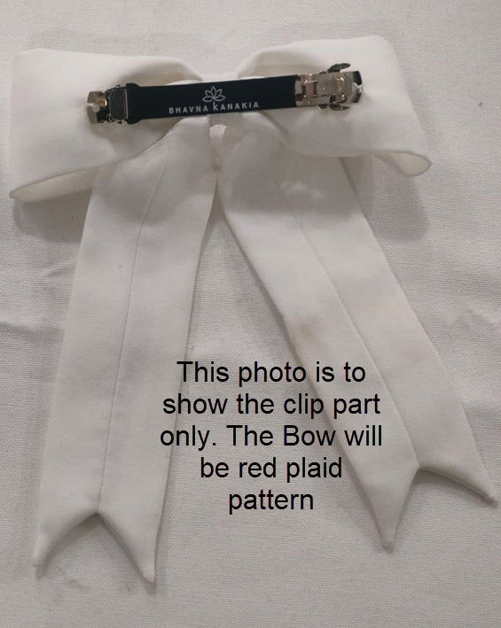 Holiday Bow Hair Clip