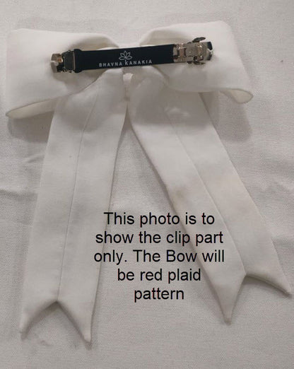 Holiday Bow Hair Clip