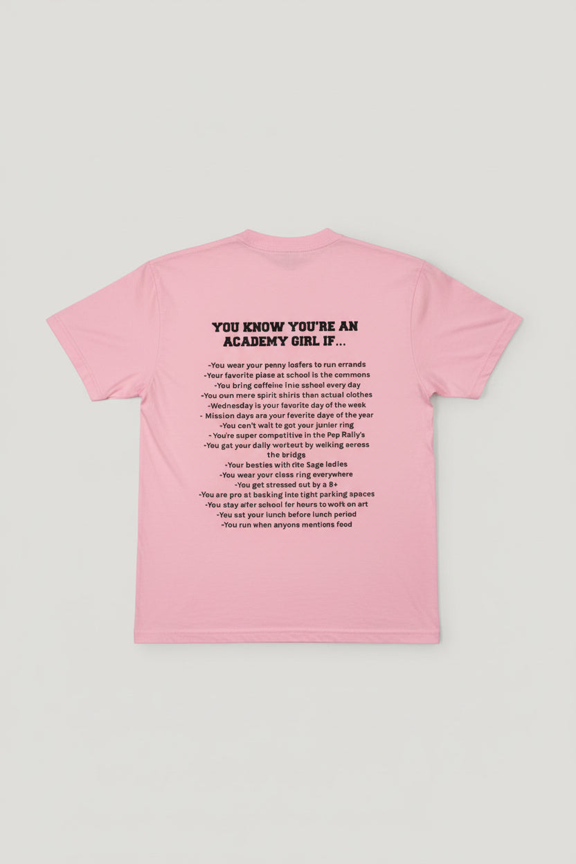 High School Shirt - Academy Girl 2025