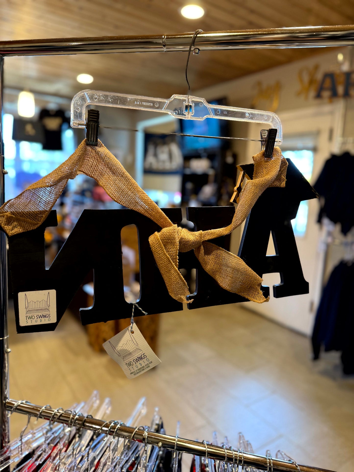 AHN Wooden Door Sign