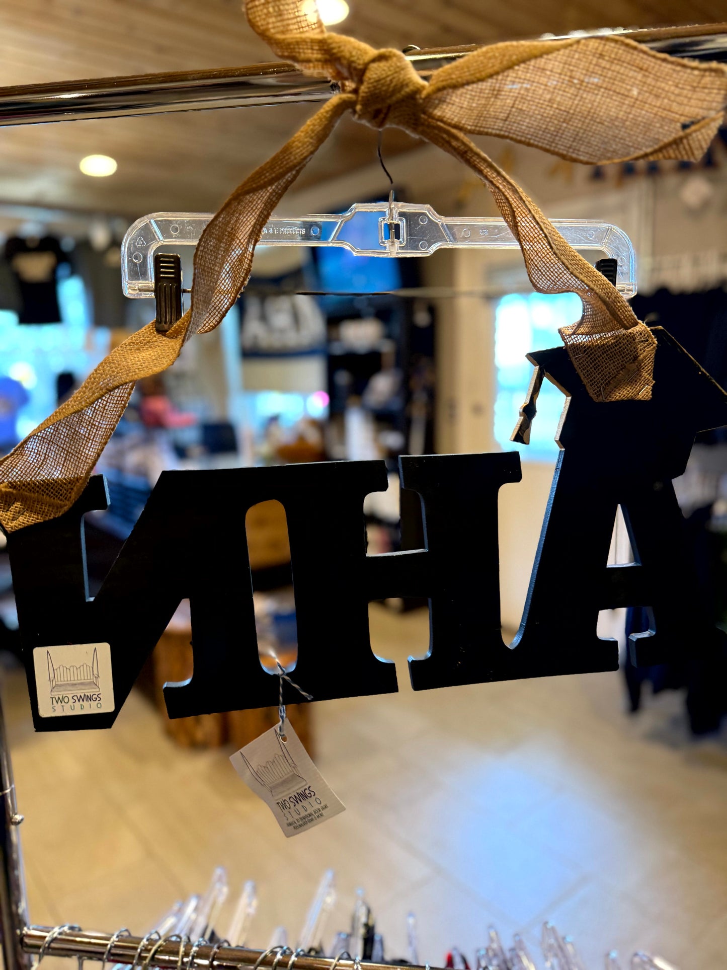 AHN Wooden Door Sign