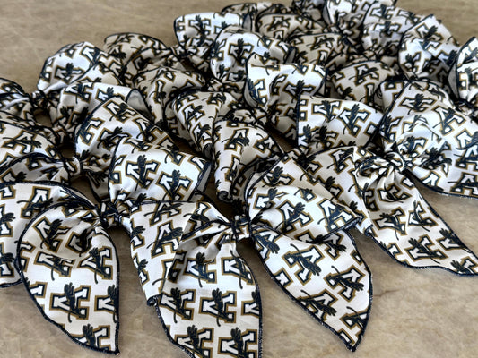 White Bow with Logo