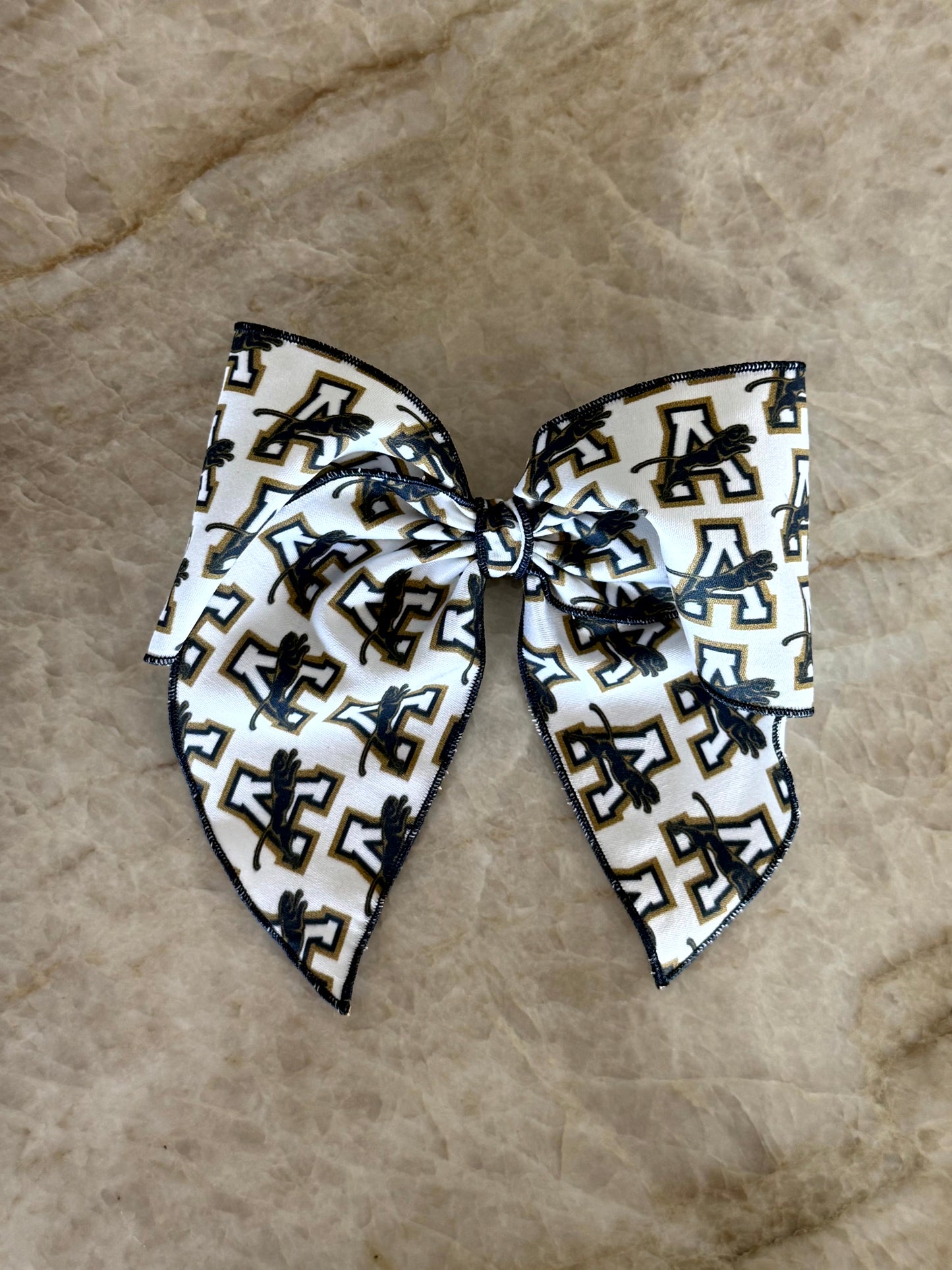 White Bow with Logo