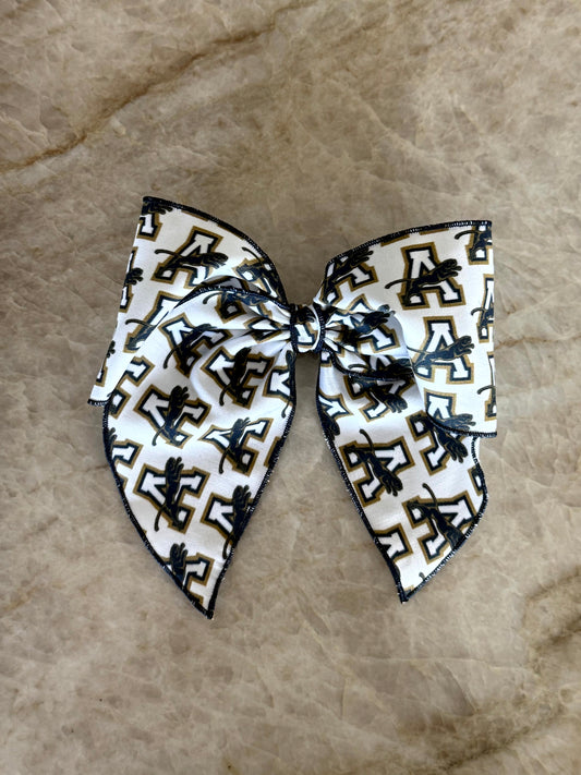 White Bow with Logo