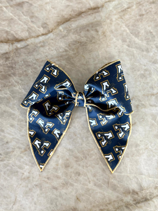 Navy Bow with Logo
