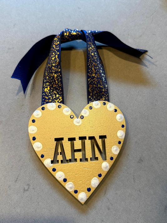 Wooden Heart Ornament