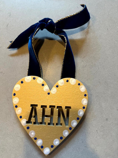 Wooden Heart Ornament