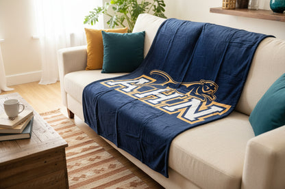 Navy Throw Blanket