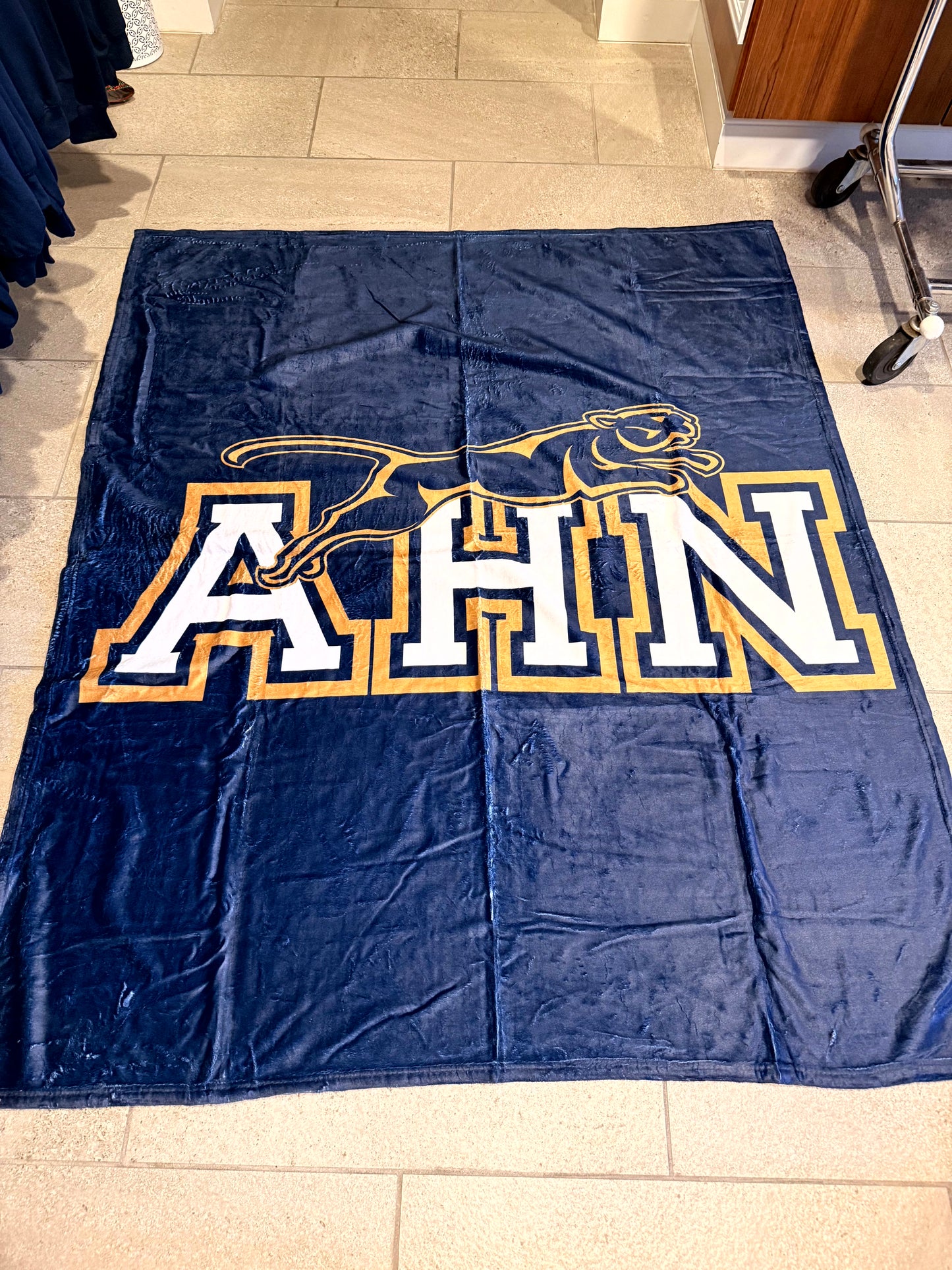 Navy Throw Blanket