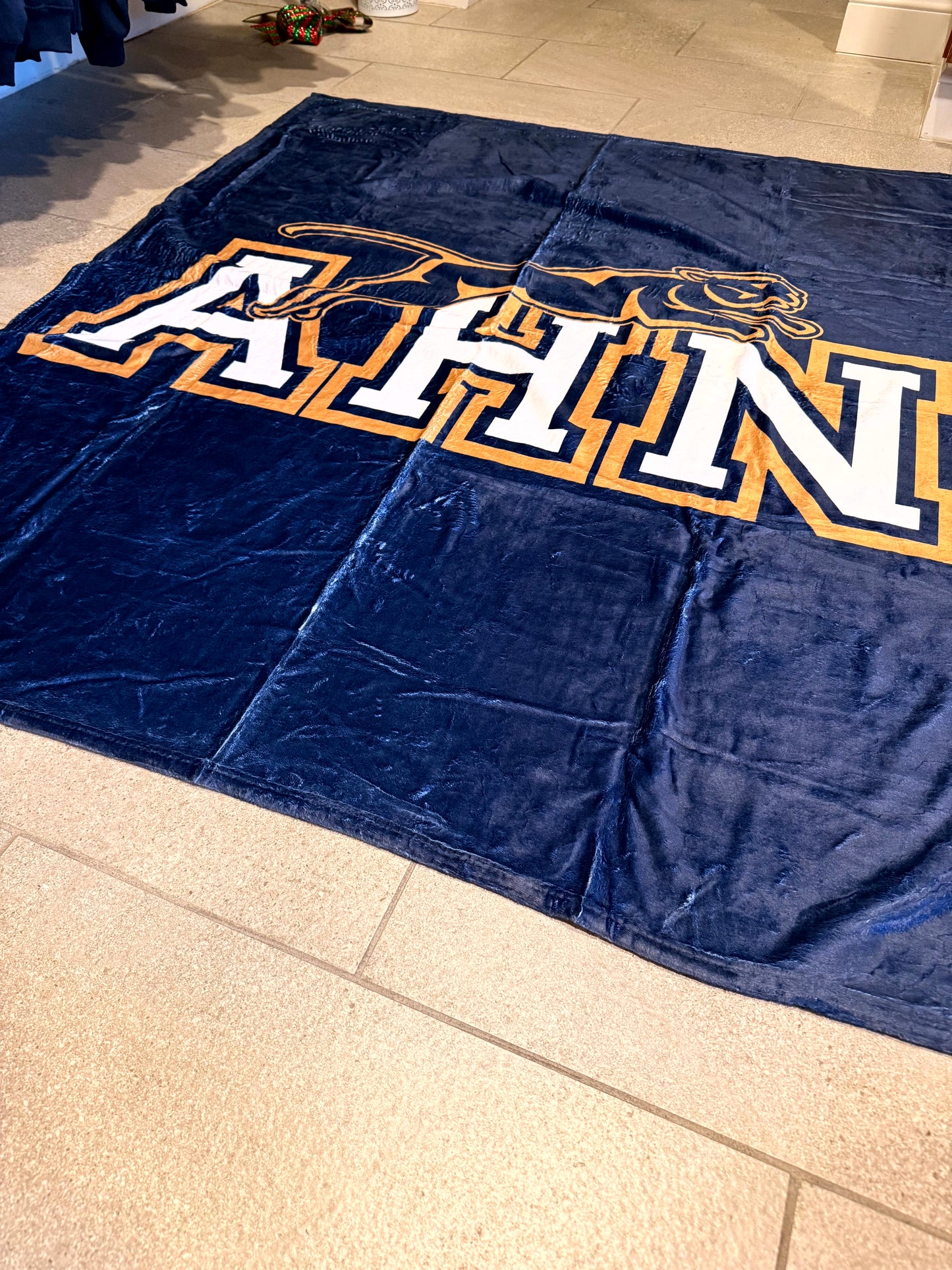Navy Throw Blanket