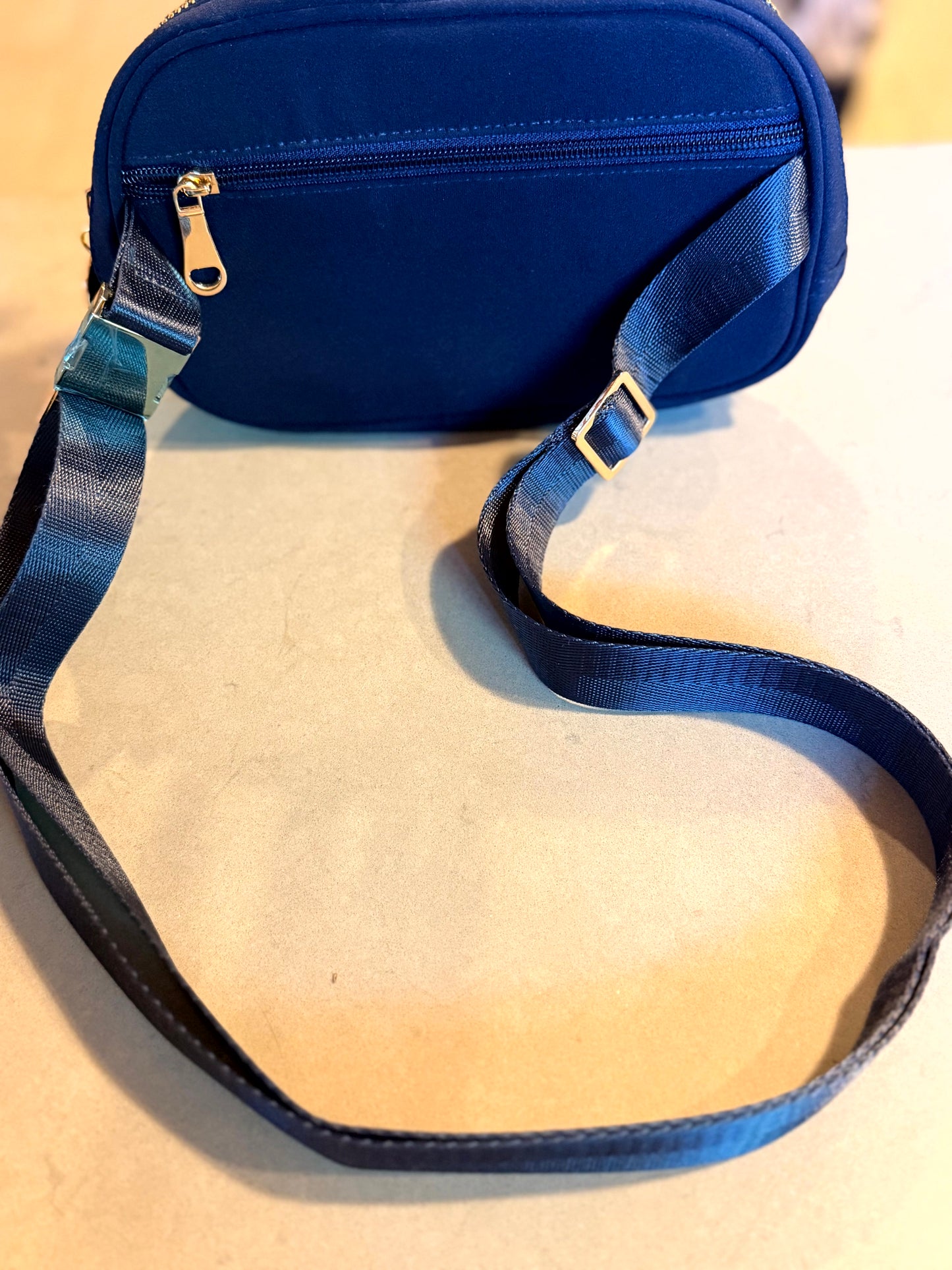 AHN Navy Crossbody Bag