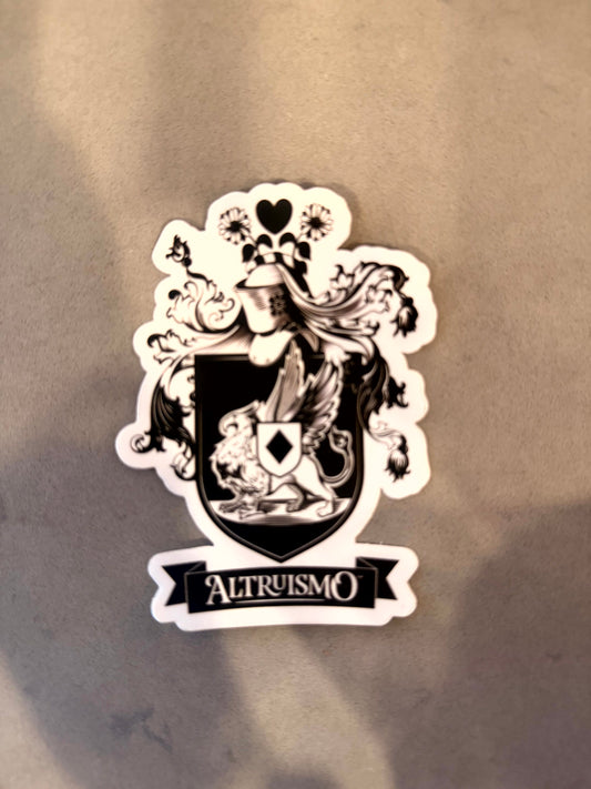 Altruismo Die Cut House Sticker