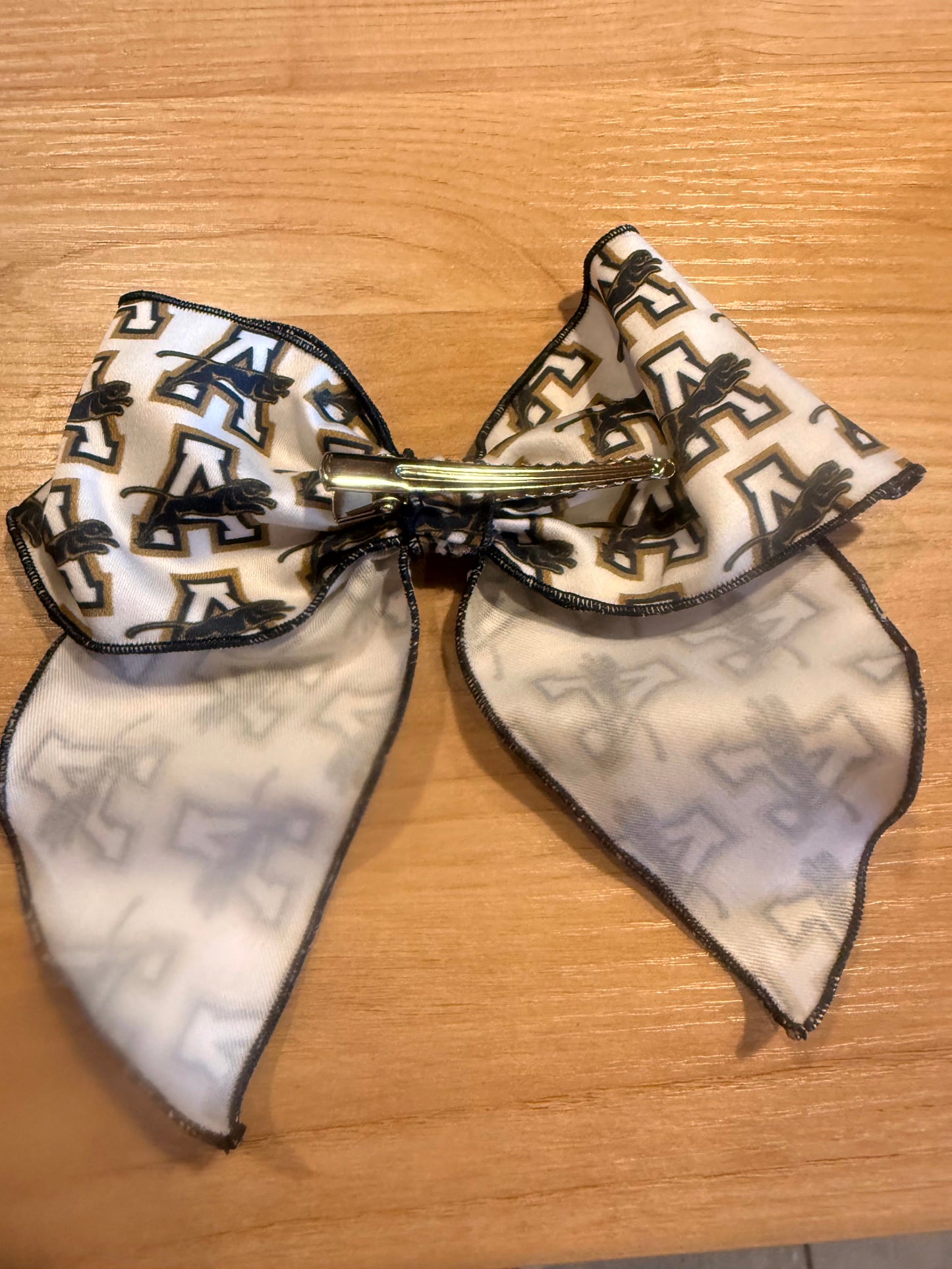 White Bow with Logo