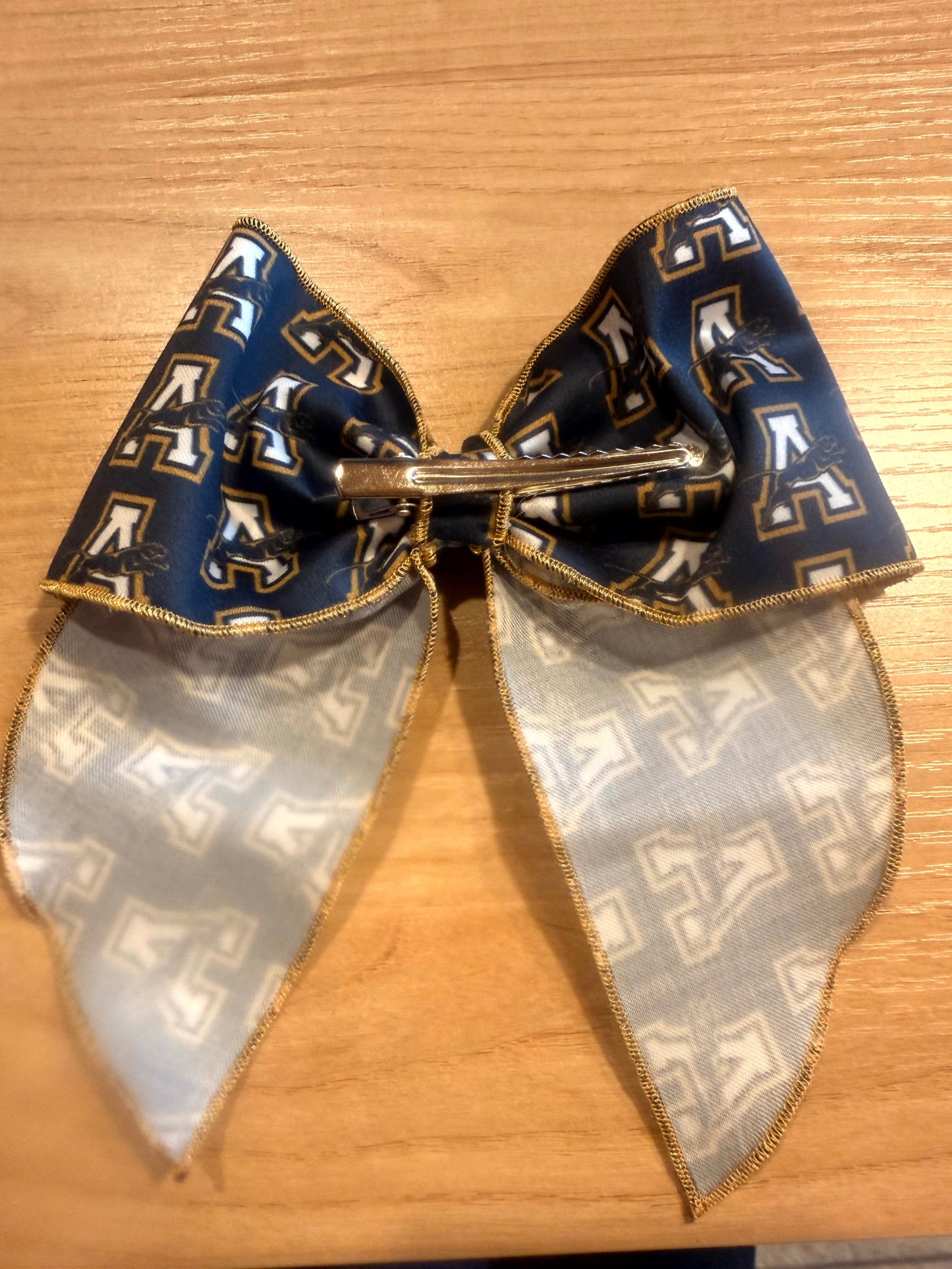 Navy Bow with Logo