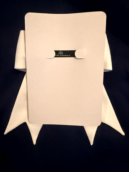 White Oversized Bow Hair Clip
