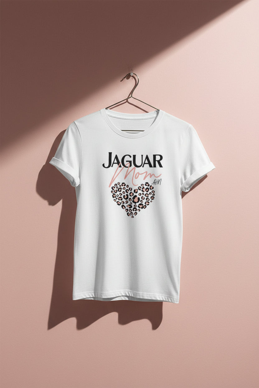 Mom Shirt - White - Jaguar Heart
