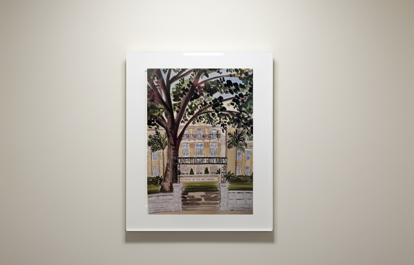 Academy of the Holy Names Art Print – by Meg Britten