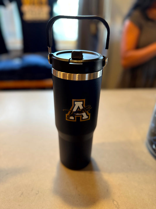 Metal Water Bottle – 30oz Black