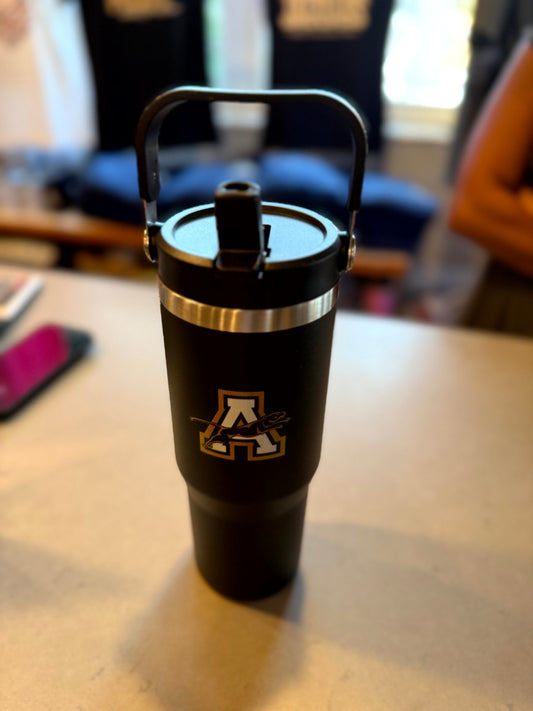 Metal Water Bottle – 30oz Black