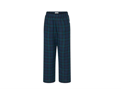 Youth Flannel Pants - Navy & Green