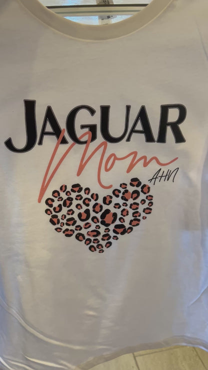Mom Shirt - White - Jaguar Heart