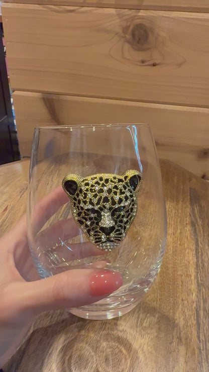 Jaguar Wine Glass